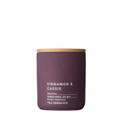 נר ריחני בטון Cinnamon & Cassis