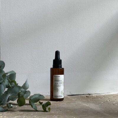 Herbs N Vibes תמצית ריח למבער Eucalyptus +Wild Mint