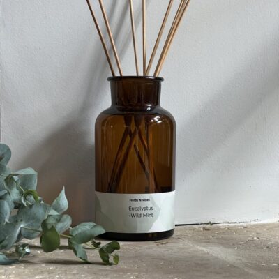 Herbs N Vibes מפיץ ריח Eucalyptus +Wild Mint