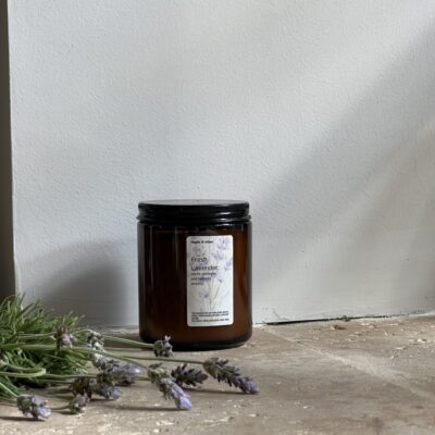 Herbs N Vibes נר ריחני צנצנת בניחוח Fresh Lavender