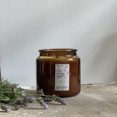 Herbs N Vibes נר ריחני בניחוח Fresh Lavender