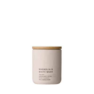 נר ריחני בטון Magnolia & White musk